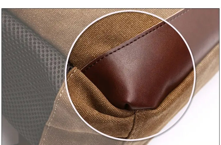 Men's Backpack Vintage Canvas Backpack Men's Travel Bags Large Capacity Backpack Laptop Backpack Bag High Qualit School Bag NEW