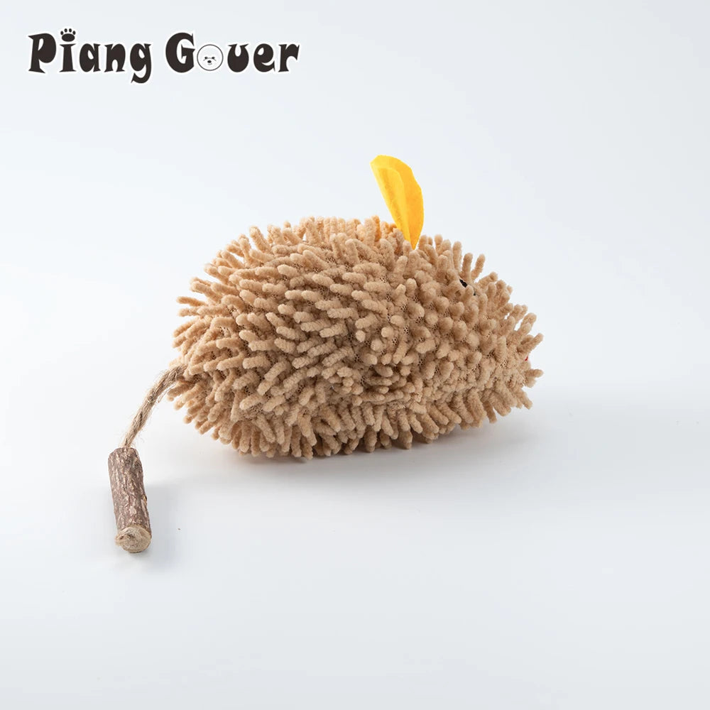Plush Hedgehog Mouse Mint Cat Toy Simulation Interactive Plush Pet Toy