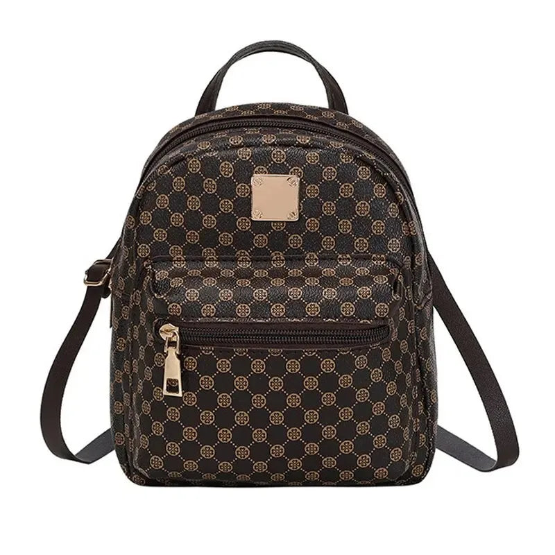 Classic Women Backpack Fashion School Bags Female Daily Shopping Girl Small Backpacks Schoolbags 2025 Ins