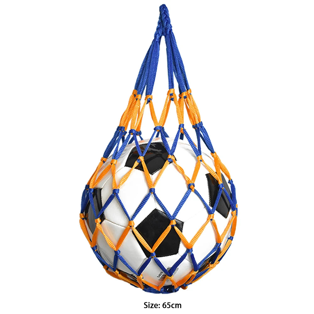 Sports Ball Holder Youth Football Self Trainer Football Net Bag Sports Mesh Equipment for Carrying Basketball Volleyball Soccer