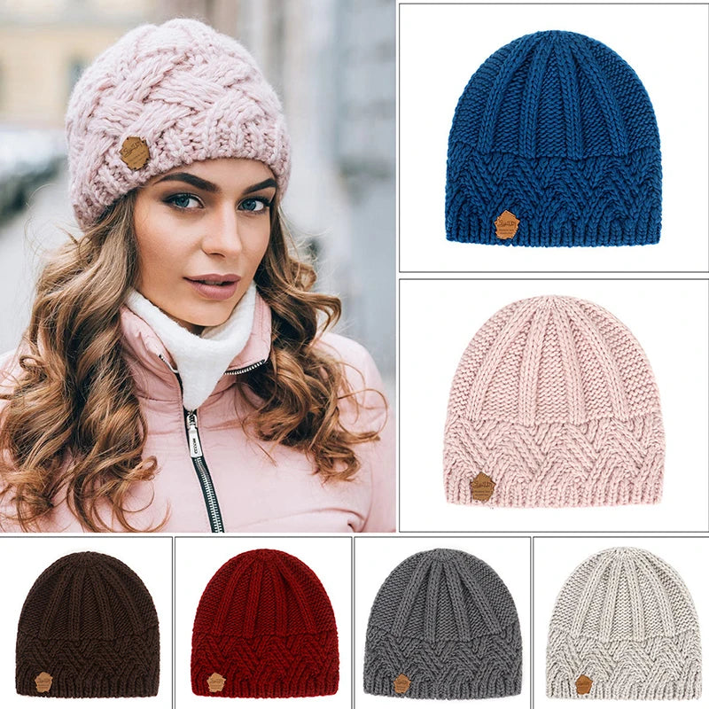 New European and American retro knitted hats for men and women autumn and winter knitted hats warm and comfortable hats