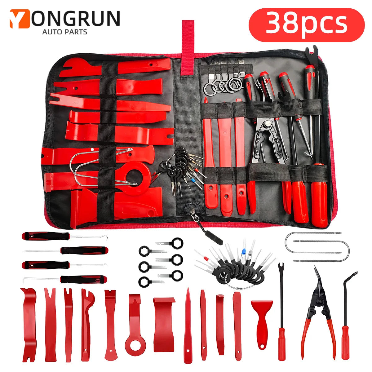 5/7/11/19/25/38pcs Automotive Manual Tool Optional Set Automotive Disassembly And Assembly Interior Automotive Disassembly Tools