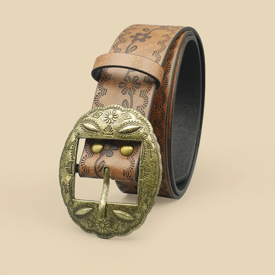 Elegant Western Women's Belt - Vintage Style for Jeans & Dresses, Perfect Gift Accessory