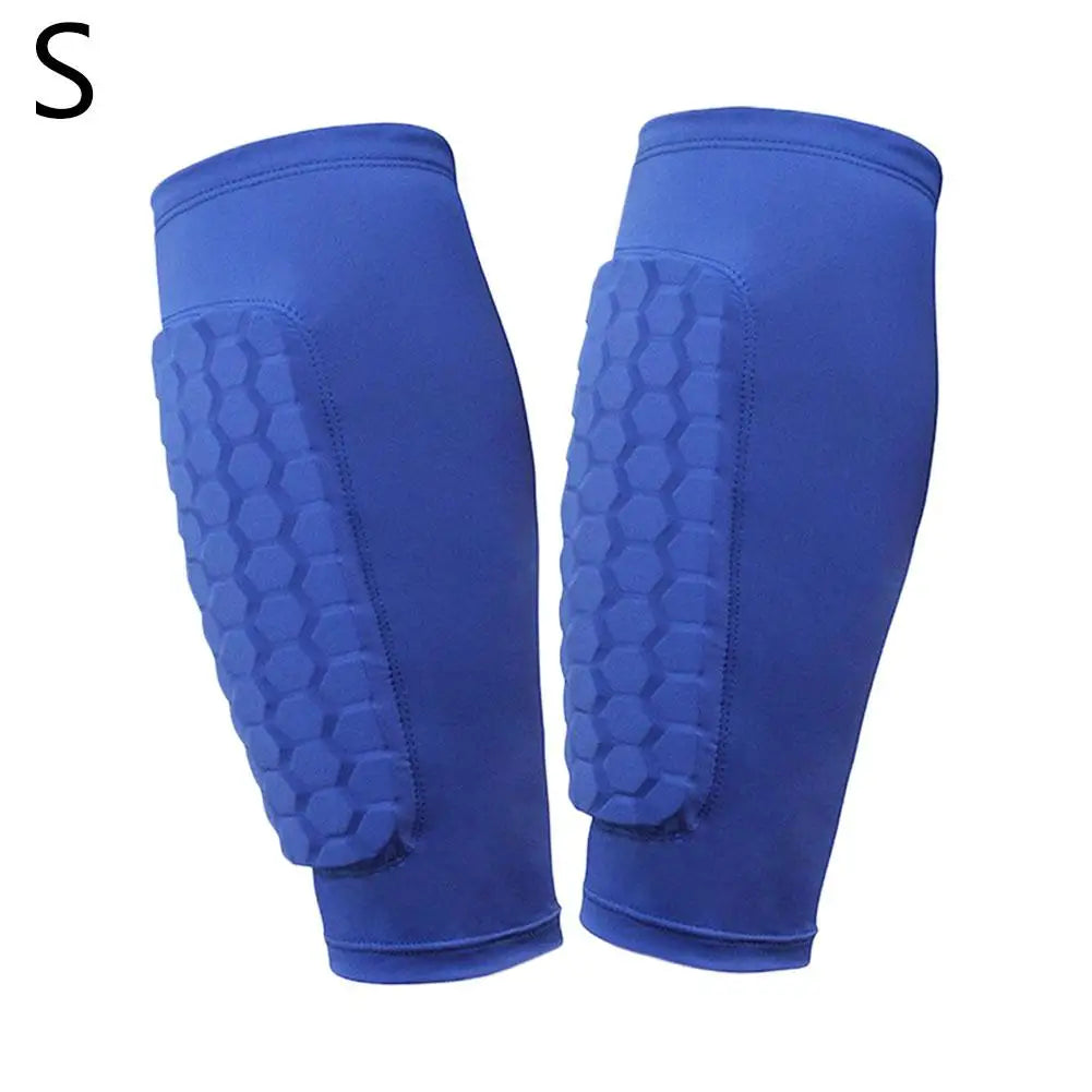 Football Shin Guard Socks Sleeves with Foam,Calf Compression Sleeve Honeycomb Pads,Sports Legging & Soccer Equipment