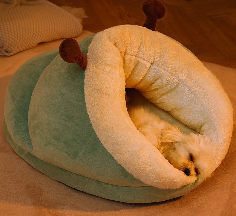Winter Warm Cat Nest Soft Thicken Cat Bed Comfortable Pet Sleeping Bed for Puppies Cats Cozy Cats Cave Kitten House Pet Supplies