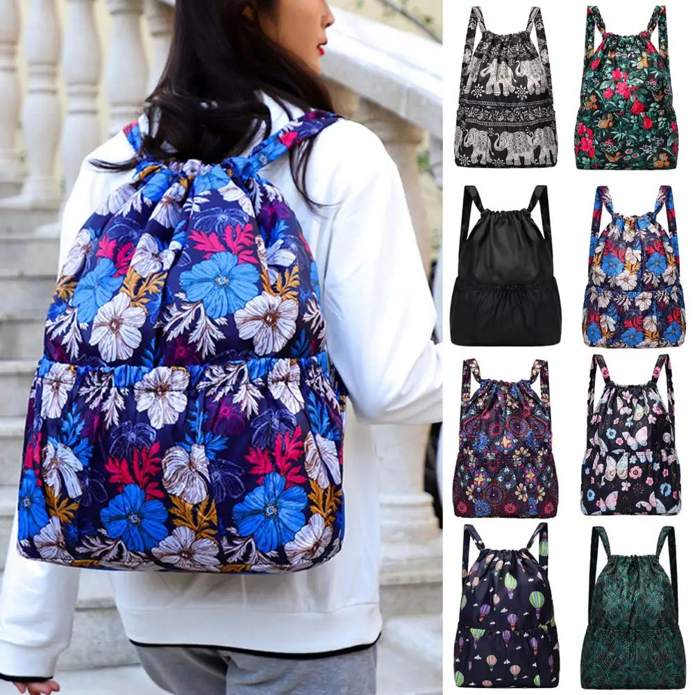 Convenient Travel Backpack  Adjustable Straps Lightweight Women Backpack  Soft Fabric Firm Stitching Rucksack