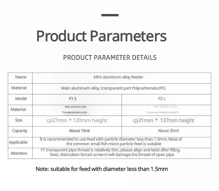 AQUAPRO MINI Fish Feeder Aquarium Accessories Method Fishbowl Feeding Water Supplies Akvarium Food Shrimp Terrarium Tropical