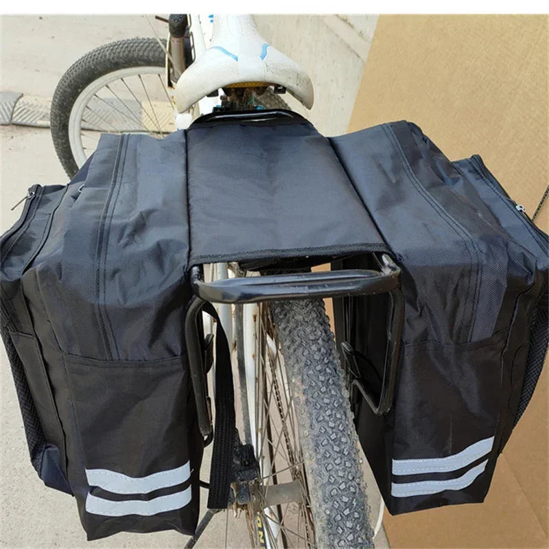 Bike Trunk Bag Luggage High-capacity Back Seat Double Side Cycling Bycicle Durable Travel