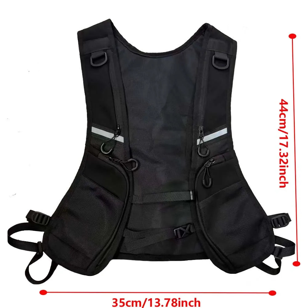 Outdoor Multi-pocket Vest Bag, Sports Chest Bag, Sports Backpack for Men, Outdoor Sports Bag, Sports & Outdoor Clothing Accessor
