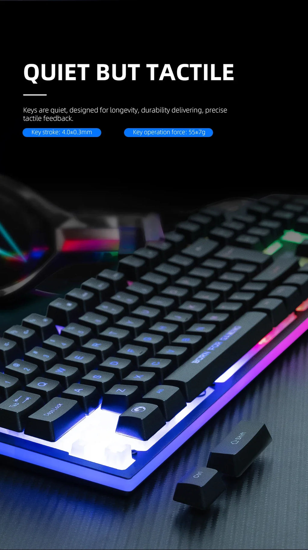 Gaming Keyboard And Mouse It Contains Keyboard+Mouse+Headphone And Mouse Pad Set, RGB,Game Wired Keyboard And Mouse Sets