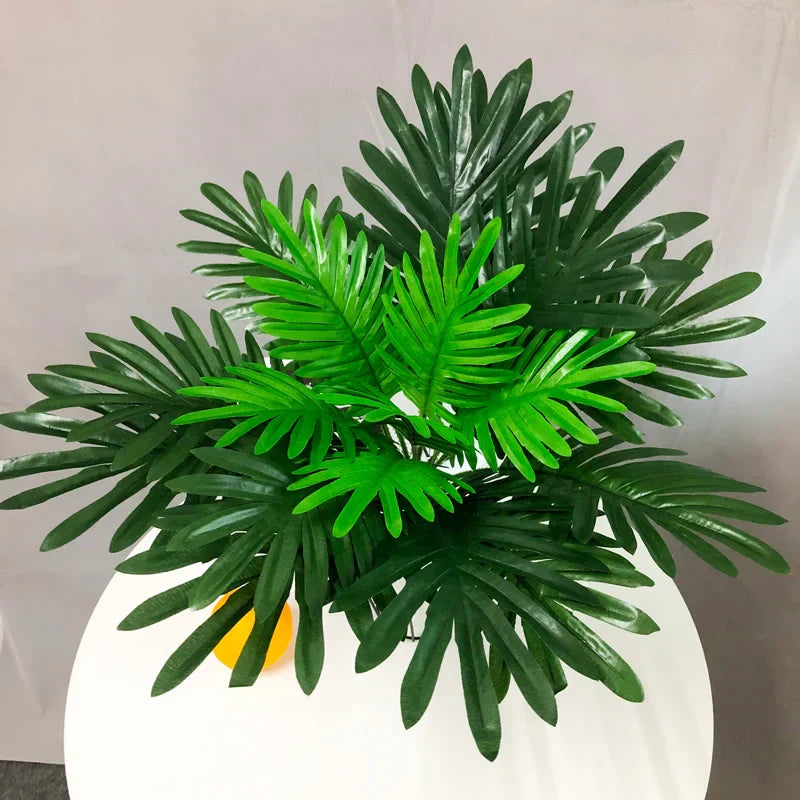 Dlight Decor 50cm Palm Plant with 18 Tropical Leaves