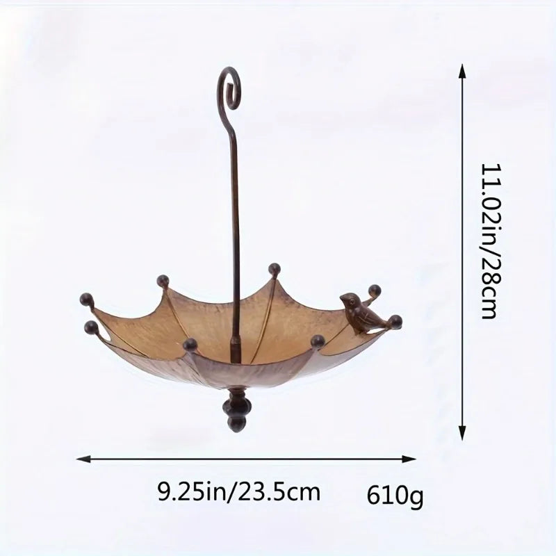 New Umbrella Shaped Hanging Bird Feeder Birdbath For Garden Yard Farm Supplies Hummingbird Feeder Supplies Birdbath Bird Bath