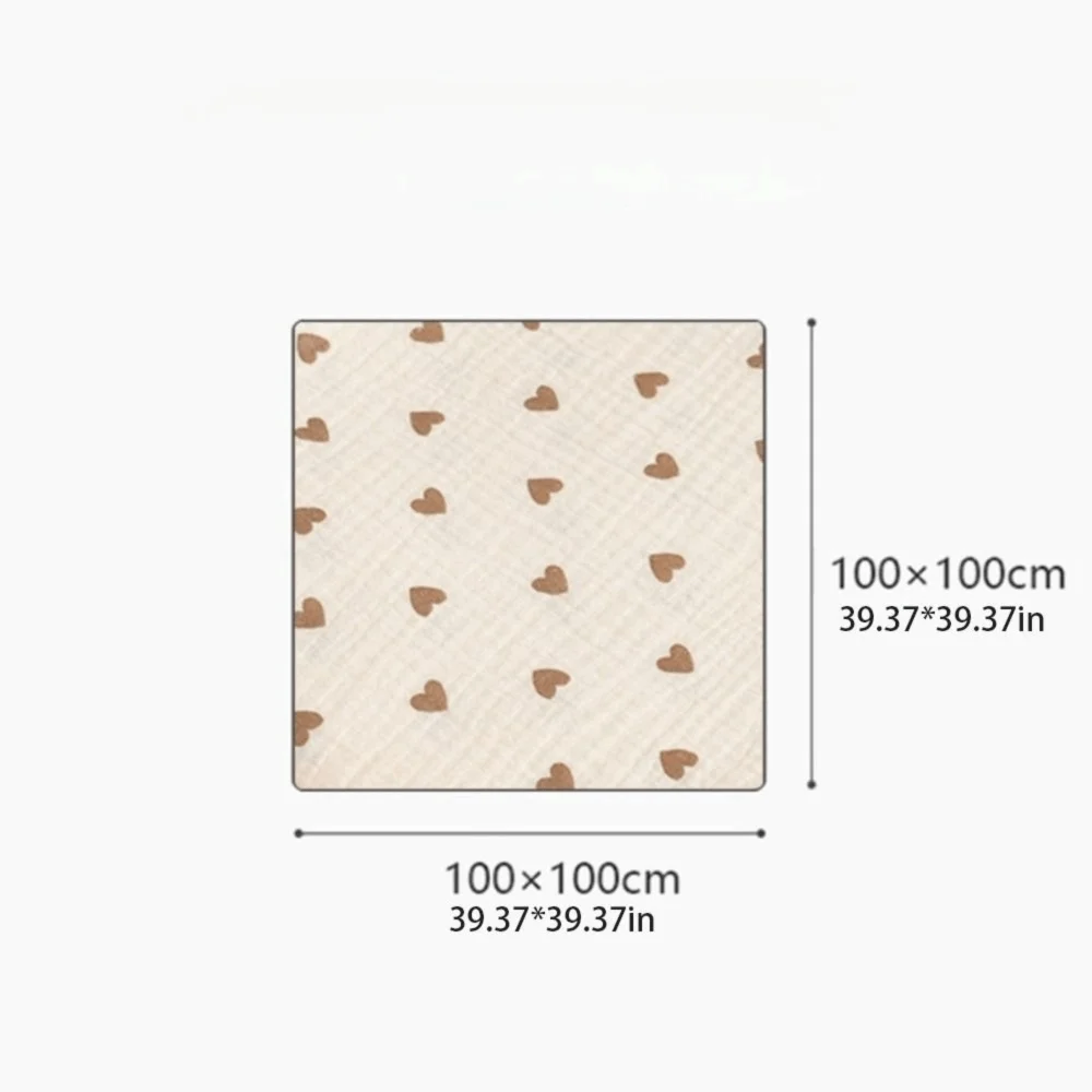 Bedding Textiles Cotton Baby Blanket Soft Breathable Cover Blanket for Infant Skin-friendly Thickened Nap Sleeping Rug Sofa