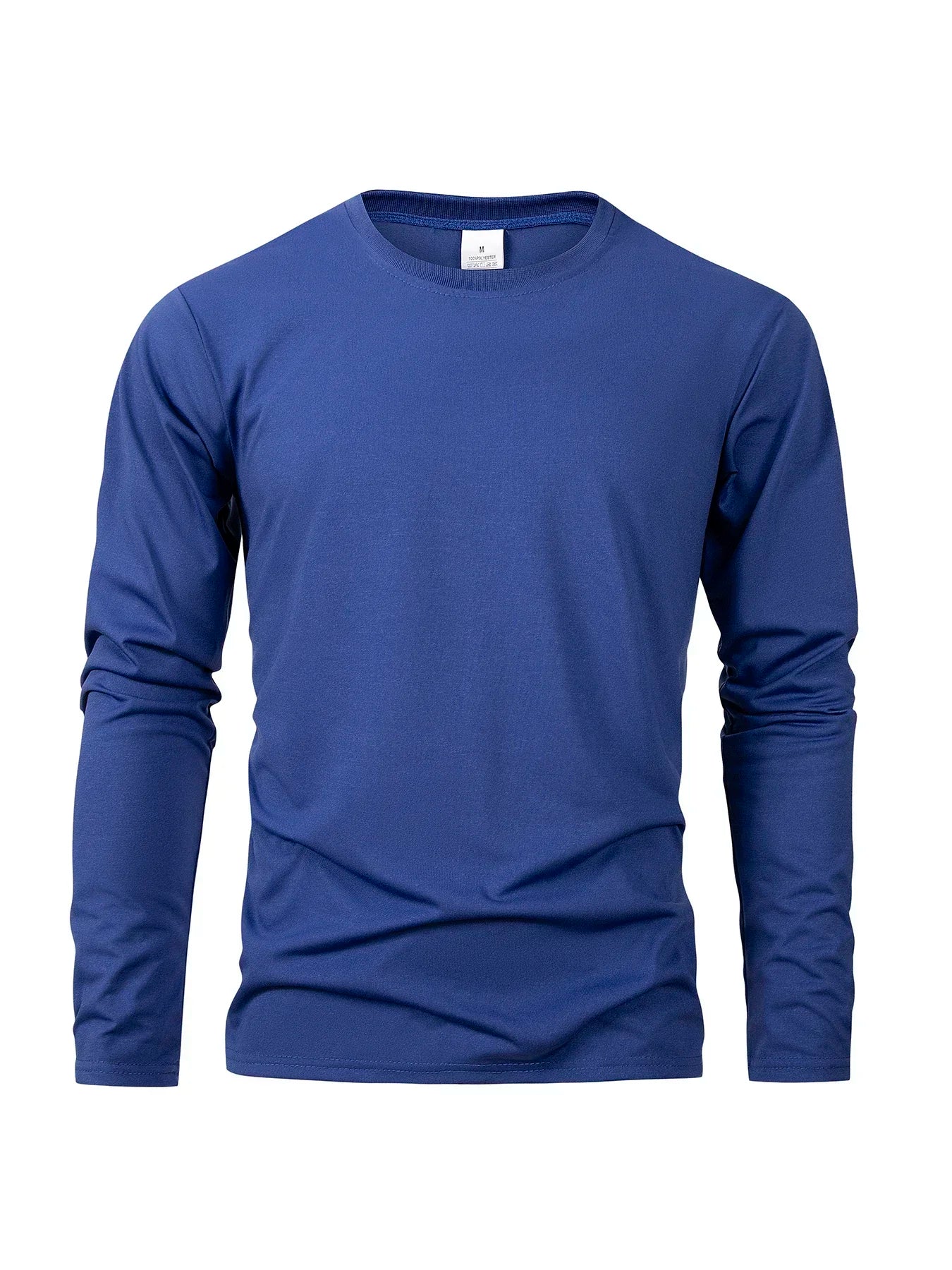 Men's Long Sleeve T Shirts Casual Round Neck Moisture Wicking Tees Male Tops Sports Men's T-shirts comfortable versatile