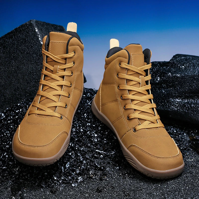 boots men outdoor walking shoes Wide-Toe-Box Barefoot Shoes for Men boots men flats Comfortable casual shoes men mocassin