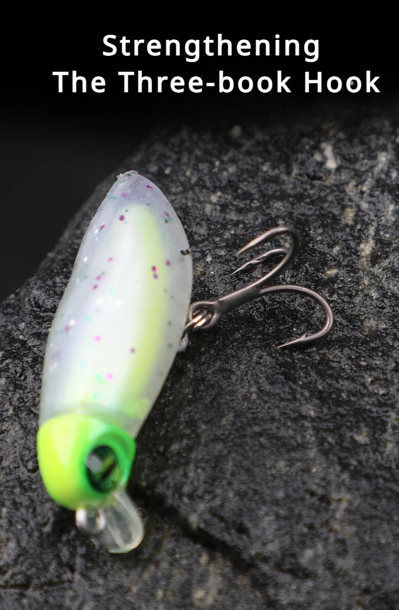 Baits Insect Spinnerbait Fake Fishing Bait Floating Pencil Minnow Surface System Trout Bait Mimic Bait Horse Mouth White Stripe