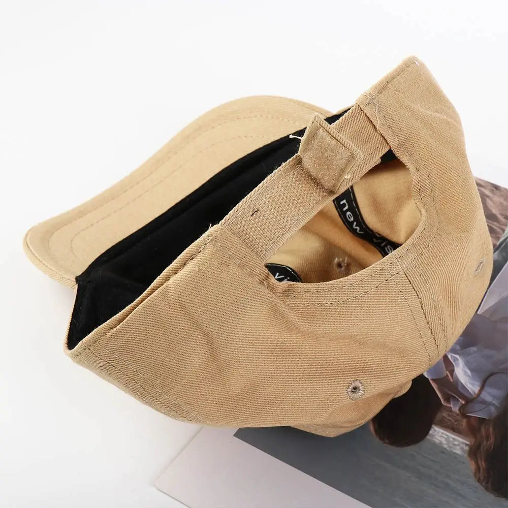 Hat Sun Hats Korean Style Caps Unisex Hip Hop Solid Color Caps Men Baseball Caps Short Brim Baseball Caps Women Baseball Caps