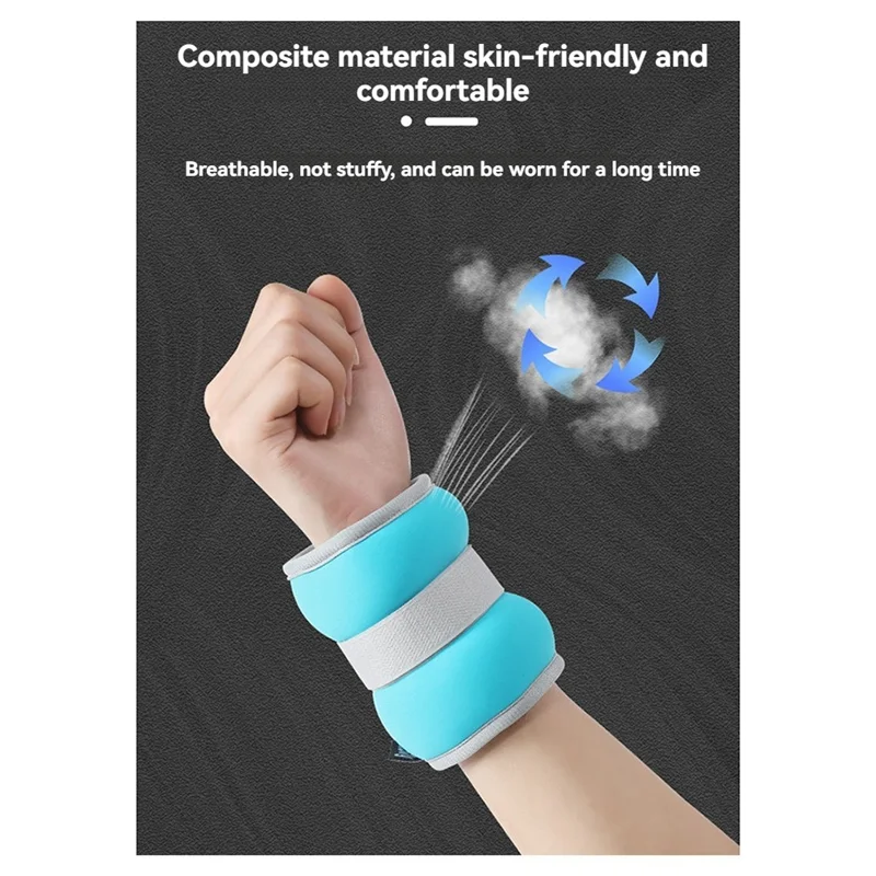 RTSHE-Fitness Equipment Portable Sandbag Ankle Wrist Weights Sandbag Equipments Exercise Fitness Load Running Yoga Dancing C