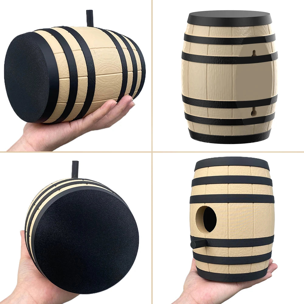 The beer barrel bird house is sturdy and durable, and can be used in various outdoor places to provide a warm home for birds