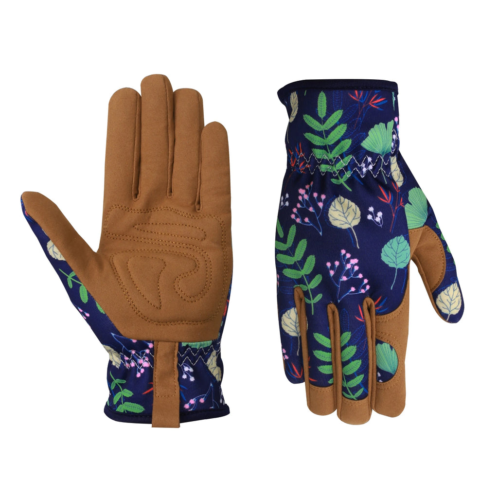 Gardening Gloves for Women Breathable leather Garden Gloves with Grip Thorn-Proof Puncture-Resistant Work Gloves