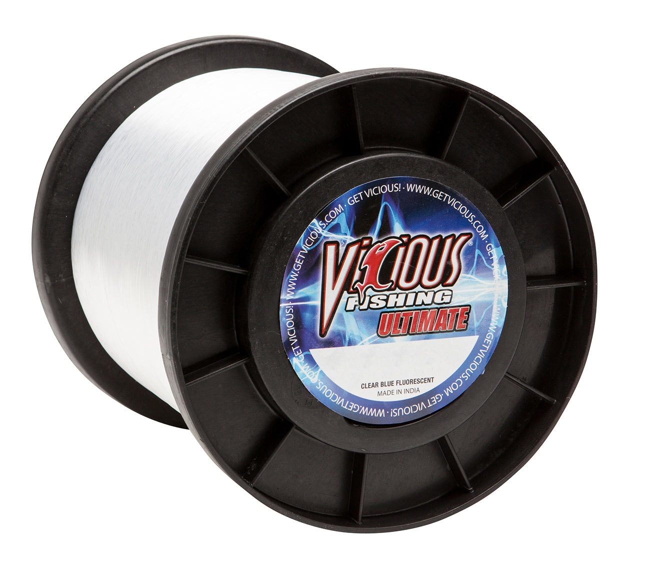 Vicious Ultimate Clear-Blue Fluorescent Mono - 25 Lb Test