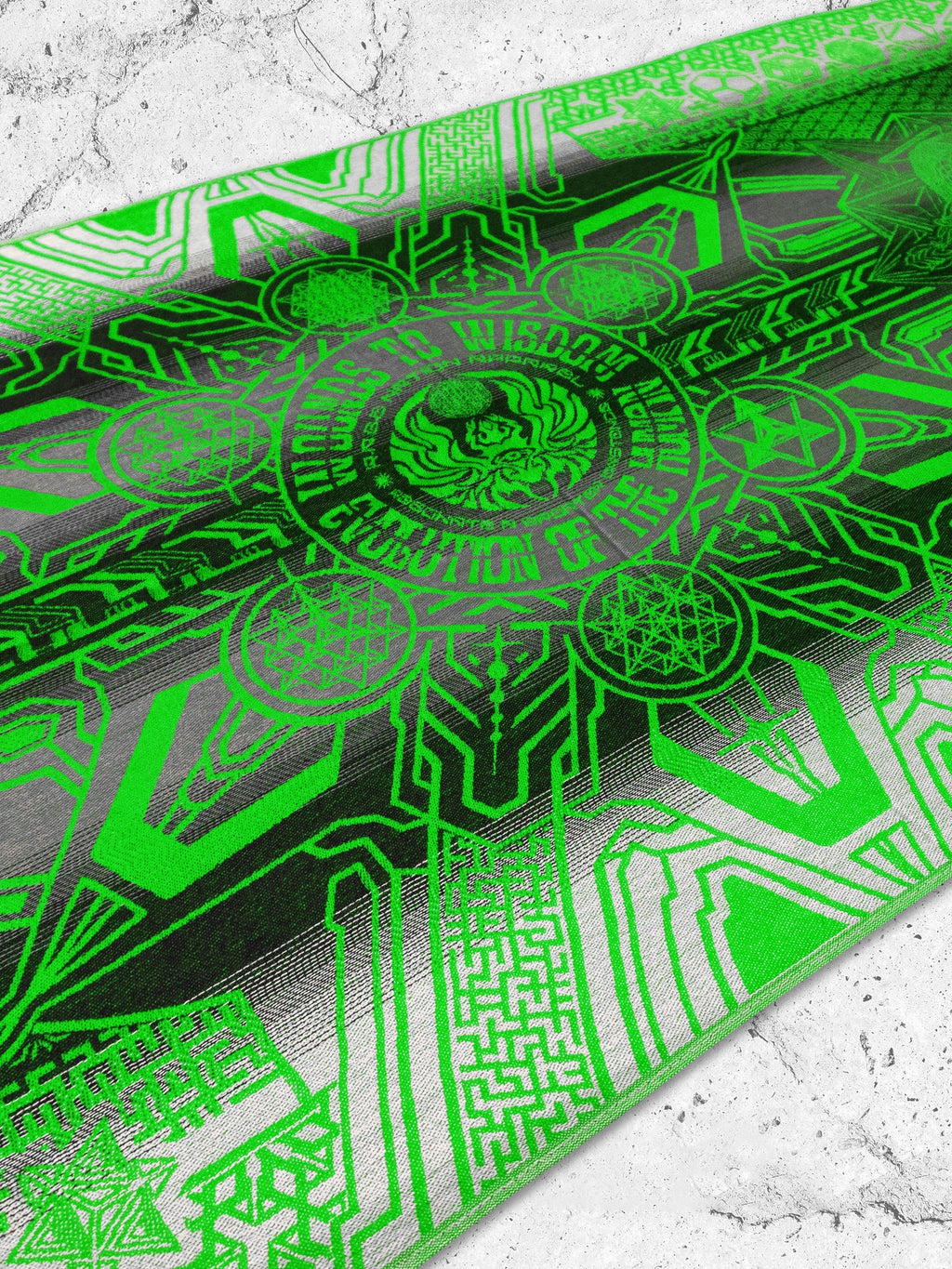 WOUNDS TO WISDOM ✦  UV Gradient Festival Shawl