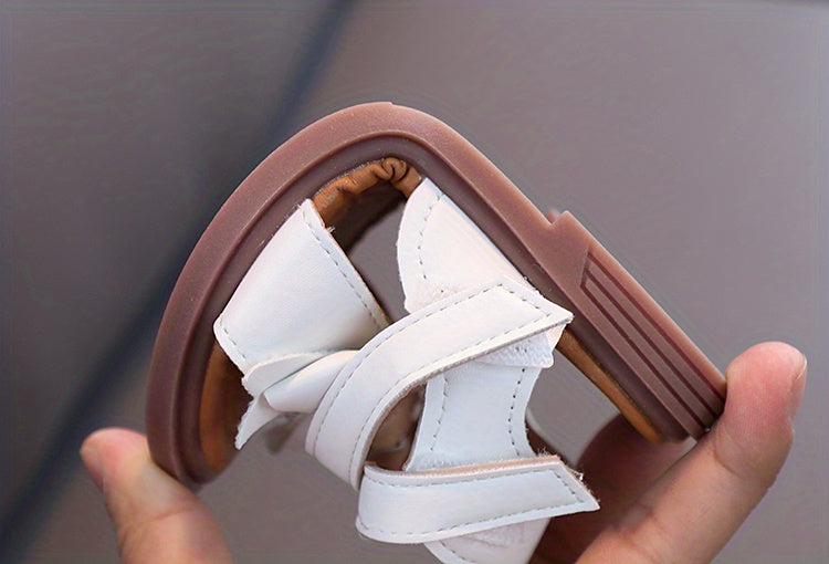 Girls' First Walkers Baby Sandals with Closure Non-Slip Beach Shoe Open-Toe Summer Girl