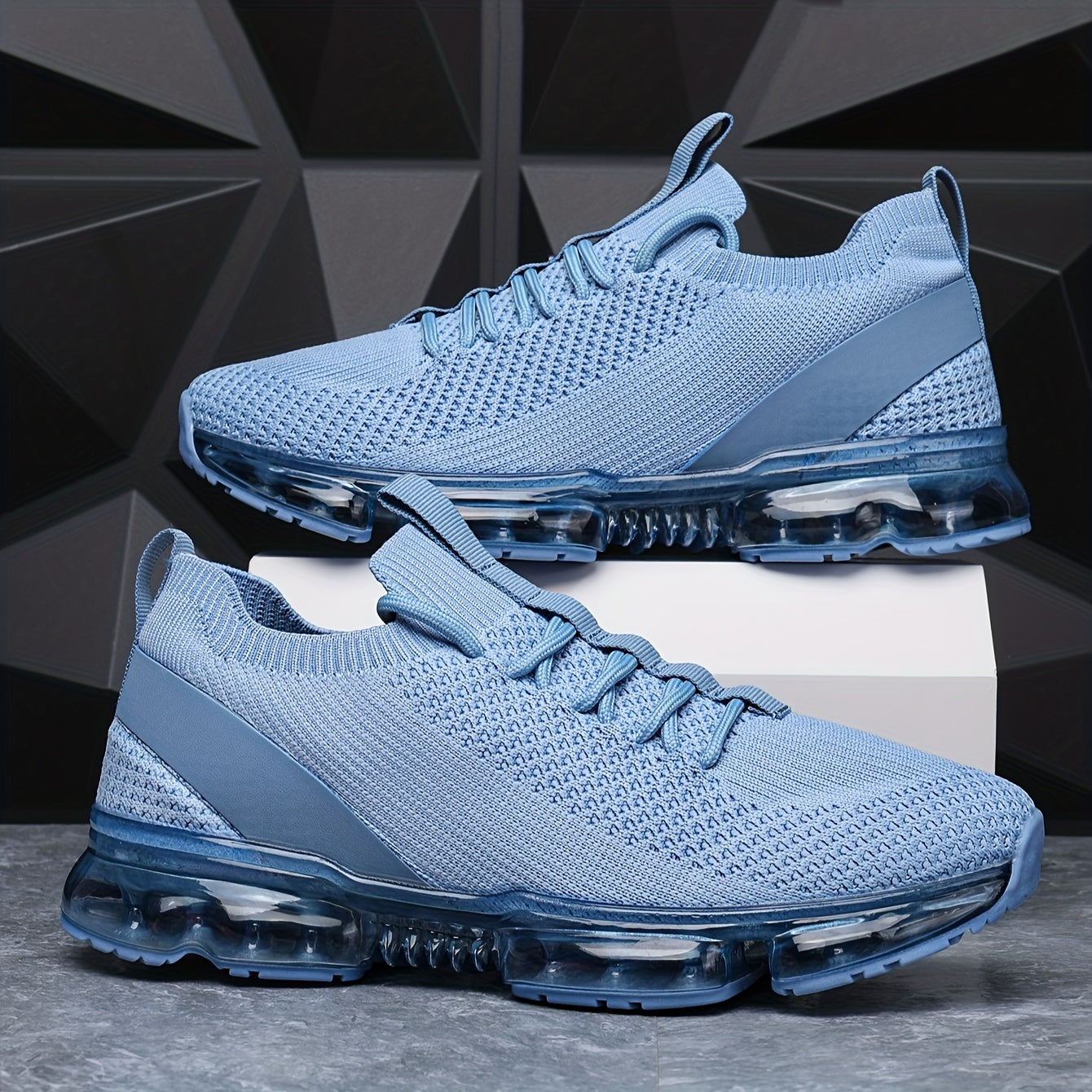 Ultra Lightweight Breathable Mesh Running Shoes - Stabilizing Support, Non Slip Sole, Wear Resistant Fabric Upper - Perfect for Summer, Stability and Casual Versatile Sports