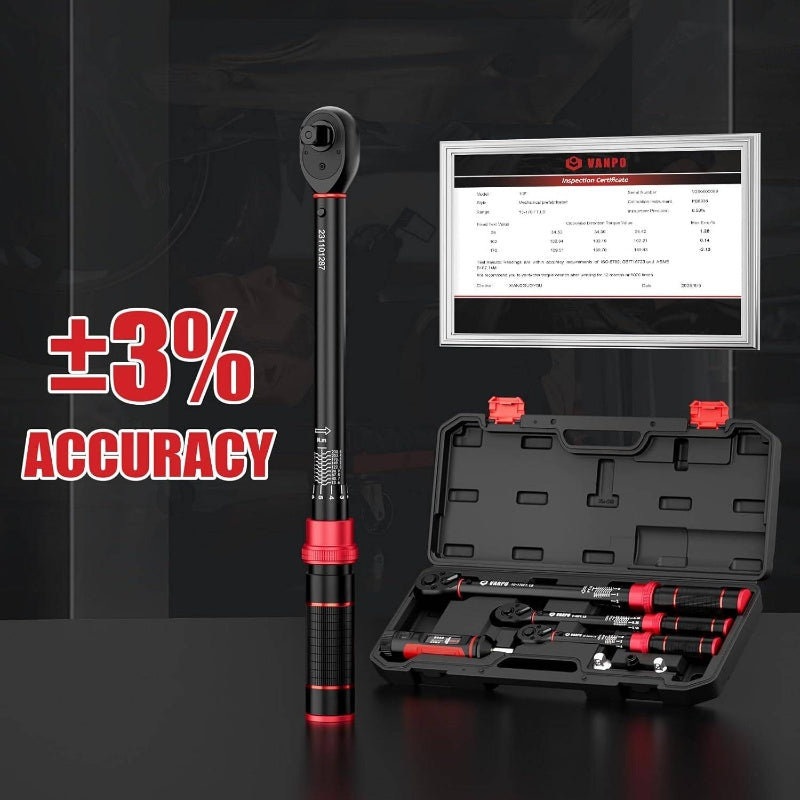 Torque Wrench Set, 14 38 12 Click Torque Wrenches