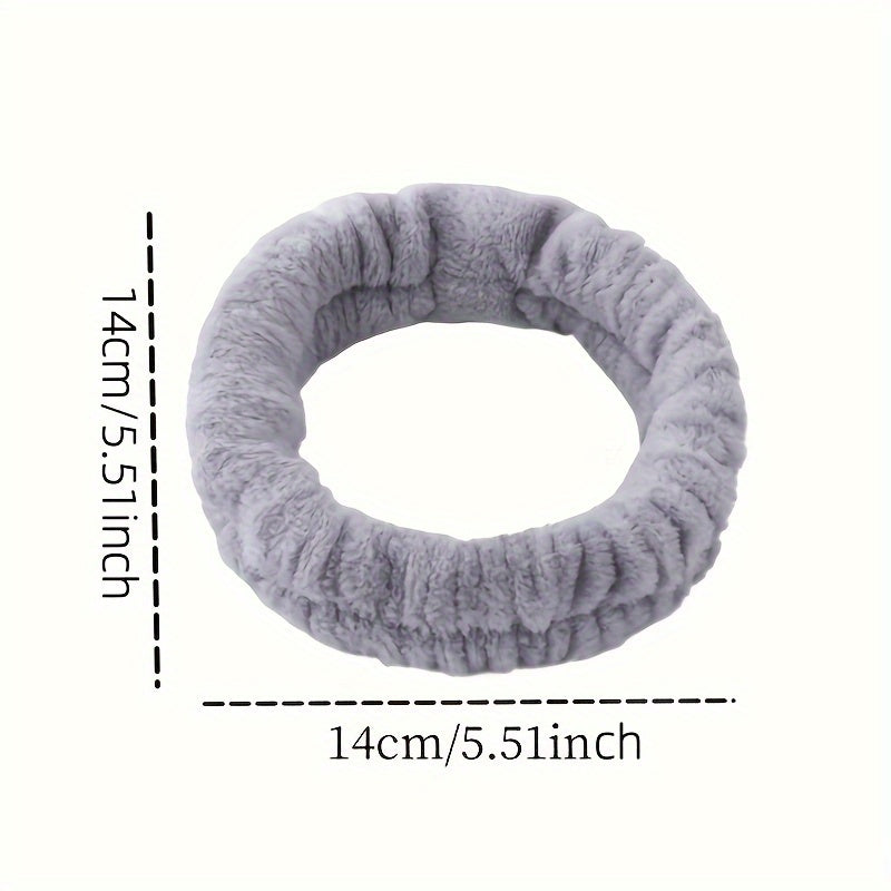 Women Ladies Elastic Non-Slip Headscarf, Makeup Headwear, for Washing Face, Bathing, Yoga, Sports and Running