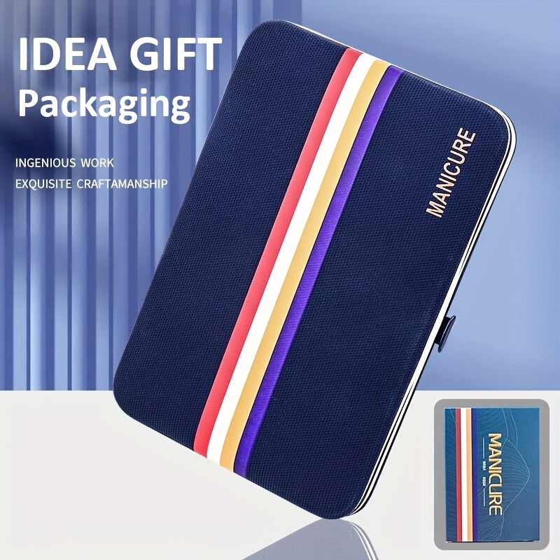 9/11/13/15/19pcs Fashion Nail Clipper Set Premium Manicure Tools for Men and Women, High-End Pedicure Kit