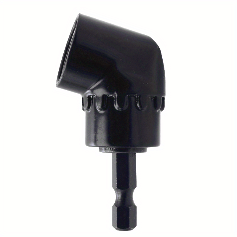 1pc 105 Degree Drill Adapter Attachment, Impact Driver Extension Hex Bit Socket 1/4" For Wrenches And Drills, Charging Screwdrivers Or Manual Wrenches