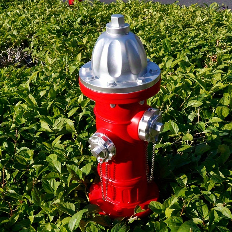 Large Fire Hydrant Resin Dog Urinal, Fire Hydrant Training Dog Toys, Outdoor Lawn Creative Ornament Outdoor Patio Forest Landscape Decoration