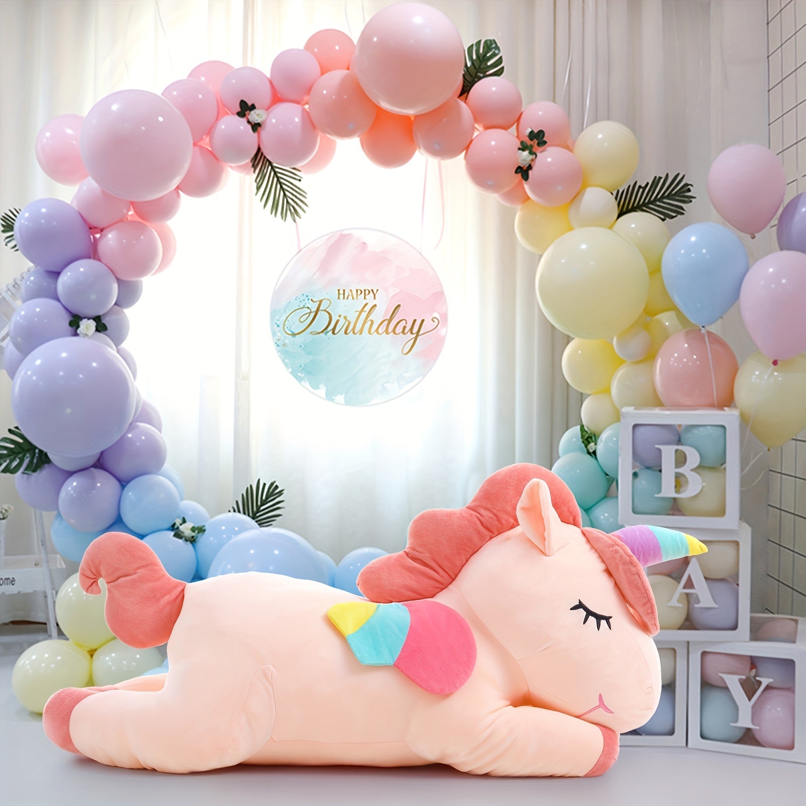 Unicorn Gifts For Girls Plush Unicorn Stuffed Animal Toy, Plush Unicorn Birthday Gift Soft Plush Toys, Girls, Kids, Decor