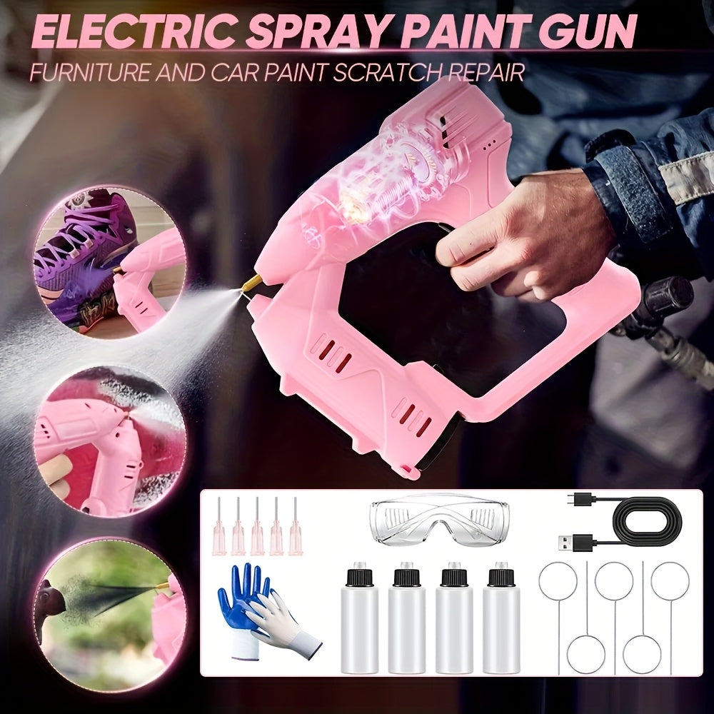 11 Inch Electric Paint Spray Gun, Handheld High Power Portable Cordless Paint Spray Guns