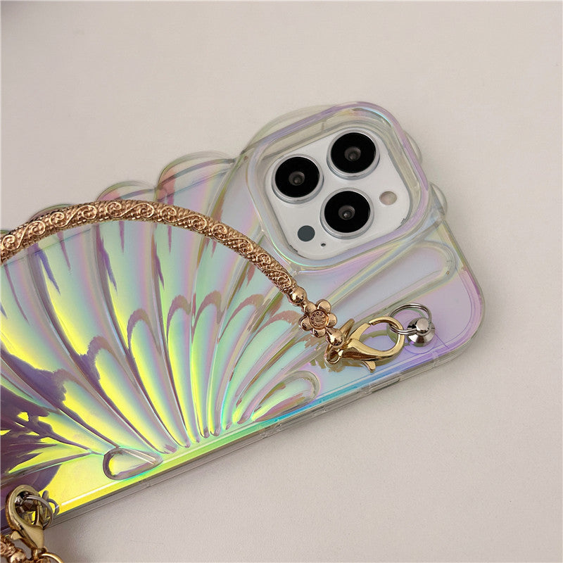 RAMODO Iridescent Seashell iPhone Case