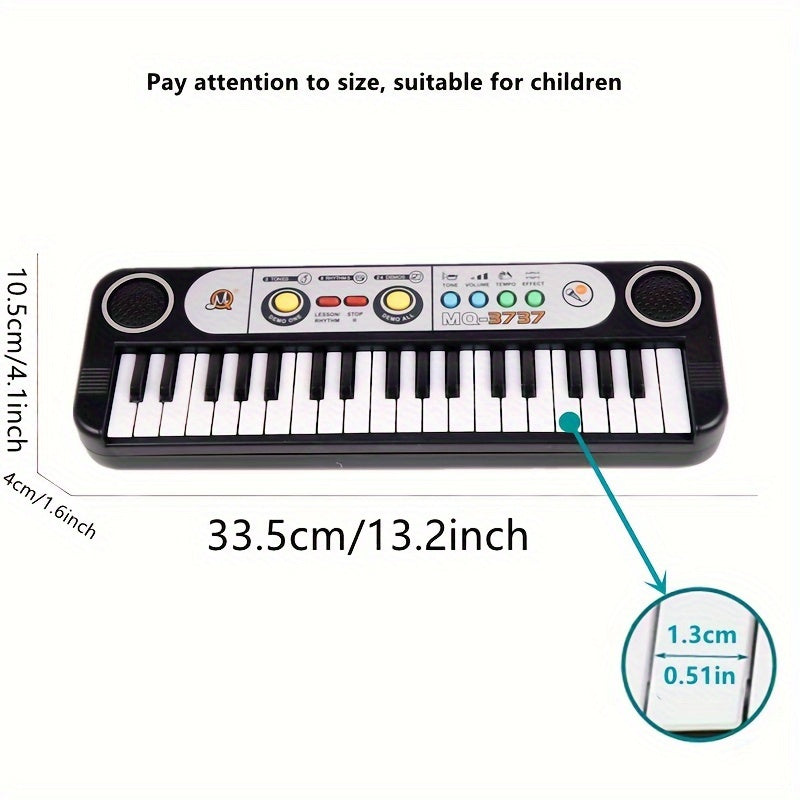 Monophonic 37-Key Electronic Piano for Children -6,