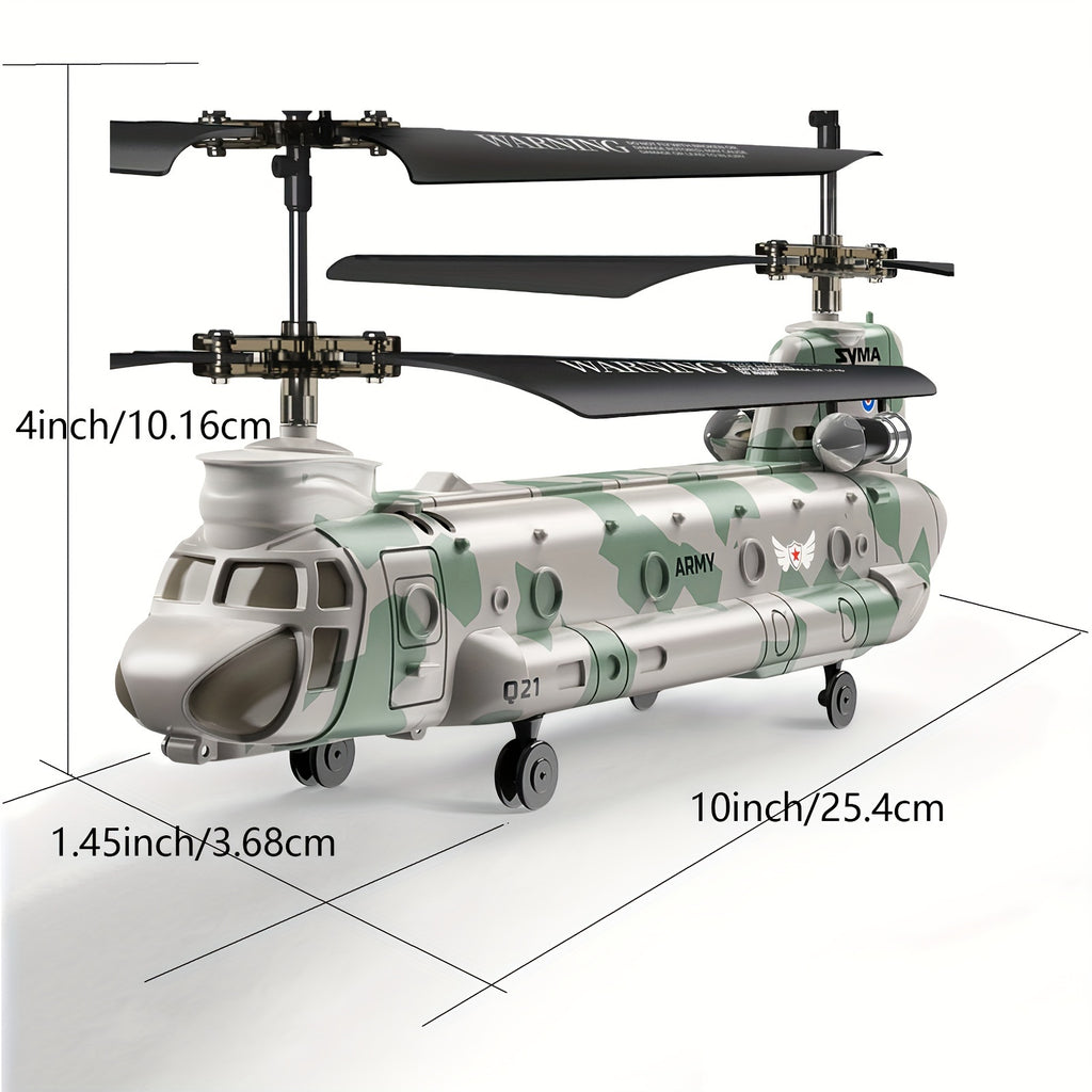 SYMA RC Helicopter Toy, Remote Control Helicopter Q21 Aircraft With Altitude Hold, One Key Take Off/Landing, 3.5 Channel, Gyro Stabilizer, RC Airplane Toys For Kid Boy Girl Beginner Playing Indoor