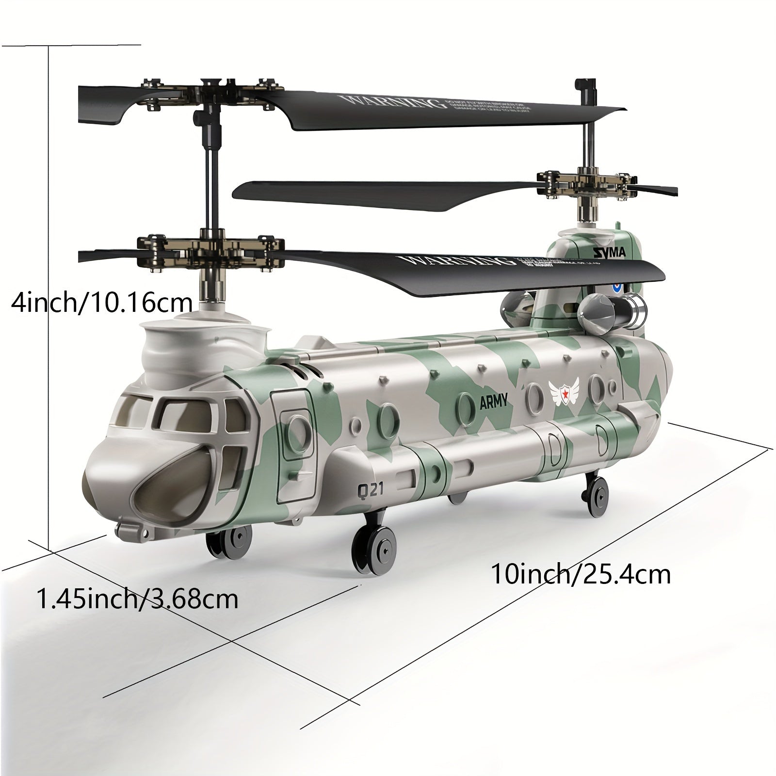 SYMA RC Helicopter Toy, Remote Control Helicopter Q21 Aircraft With Altitude Hold, One Key Take Off/Landing, 3.5 Channel, Gyro Stabilizer, RC Airplane Toys For Kid Boy Girl Beginner Playing Indoor