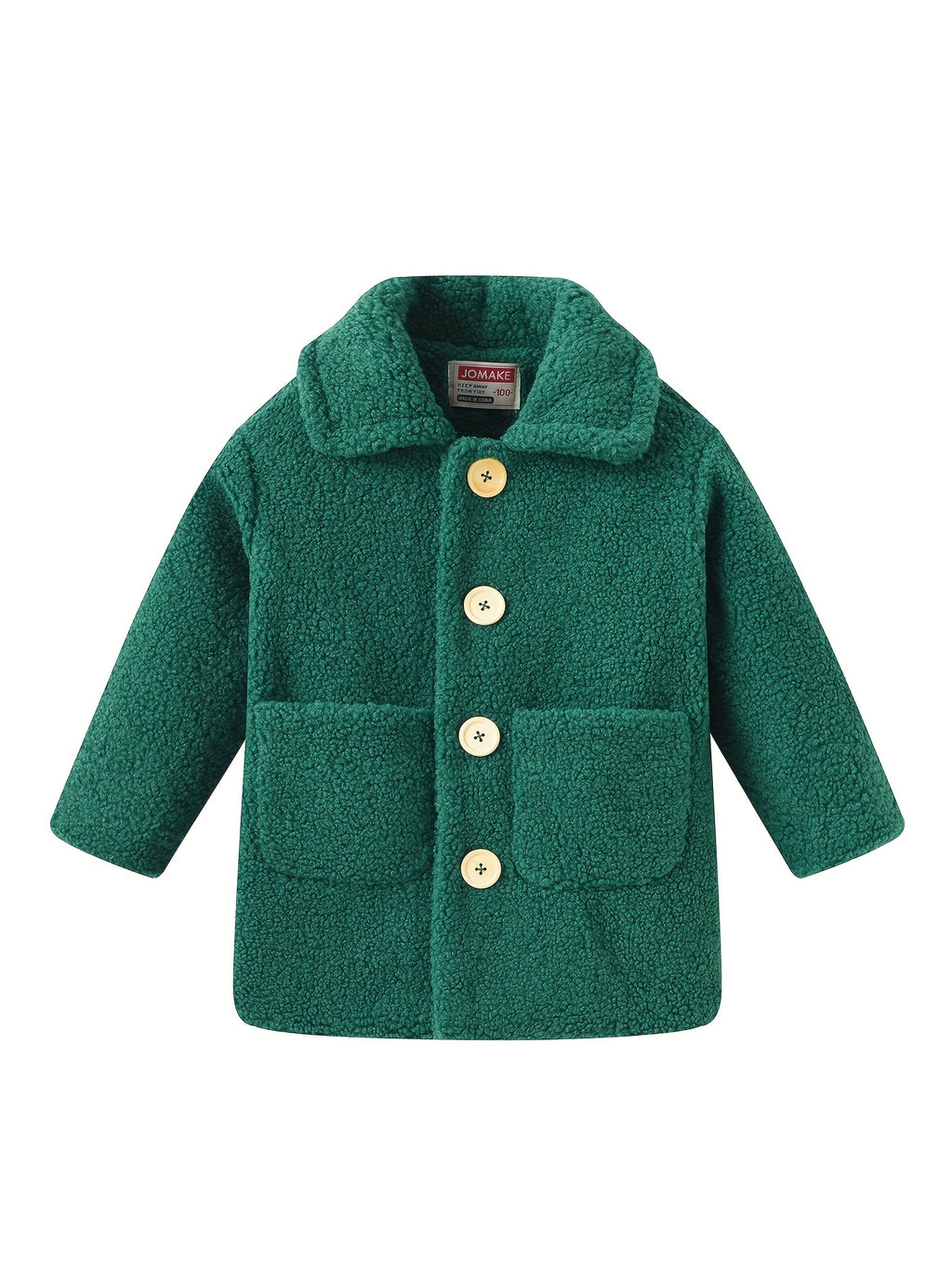 JOMAKE Girls' Winter Coat - Pastel Pink & Ombre Jacket with Button Front Closure,