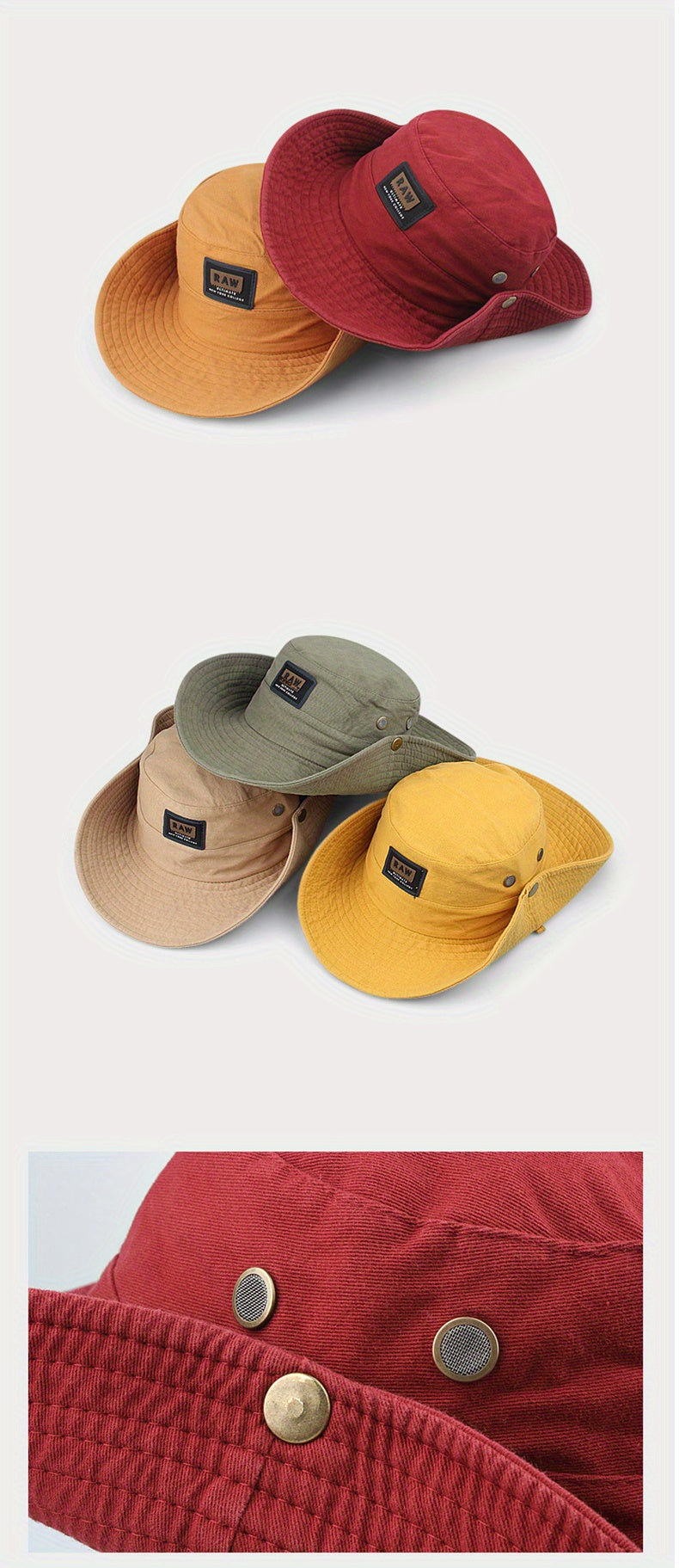 Unisex Soft Bucket Hat - Wide Brim, UV Protection - Quick-Drying & Lightweight - Ideal for Fishing, Hiking, Beach & Sports