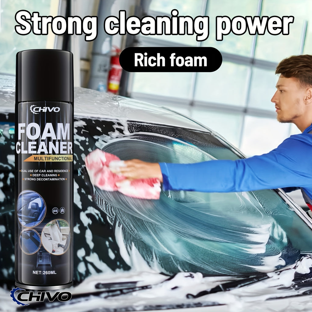 Chivo Multi-Functional Foam Cleaner Automotive Oil Film Cleaner Wheel Cleaner Headlight Cleaner Automotive Interior Cleaner Range Hood Cleaner