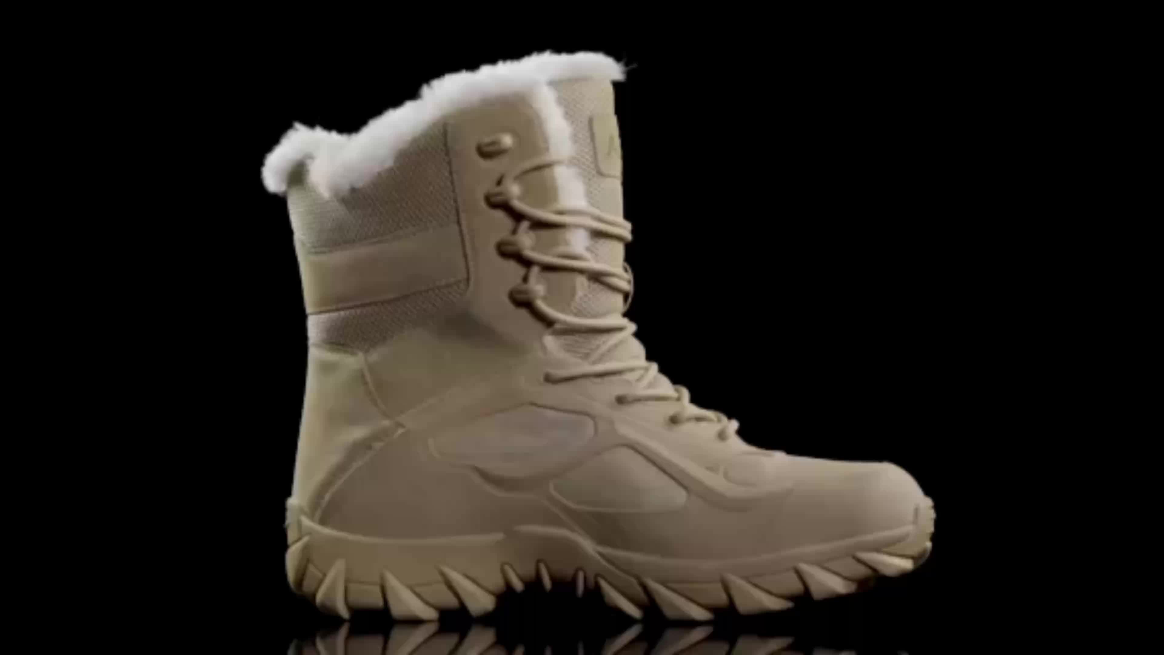 Men's Heavy-Duty Tactical Hiking Boots Non-Slip All-Weather Durable for Camping