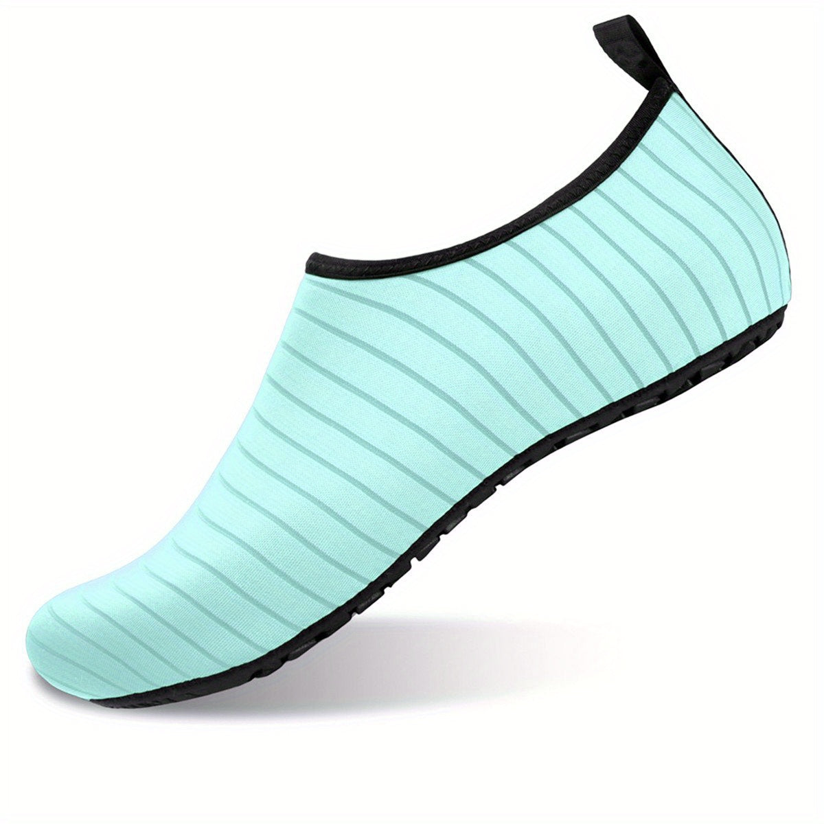 [Water Socks] Women's Water Socks, Solid Stripes Beach Creek Shoes, Casual Flat Slip-on Outdoor Sports Shoes For Swimming Surfing Boating Fishing