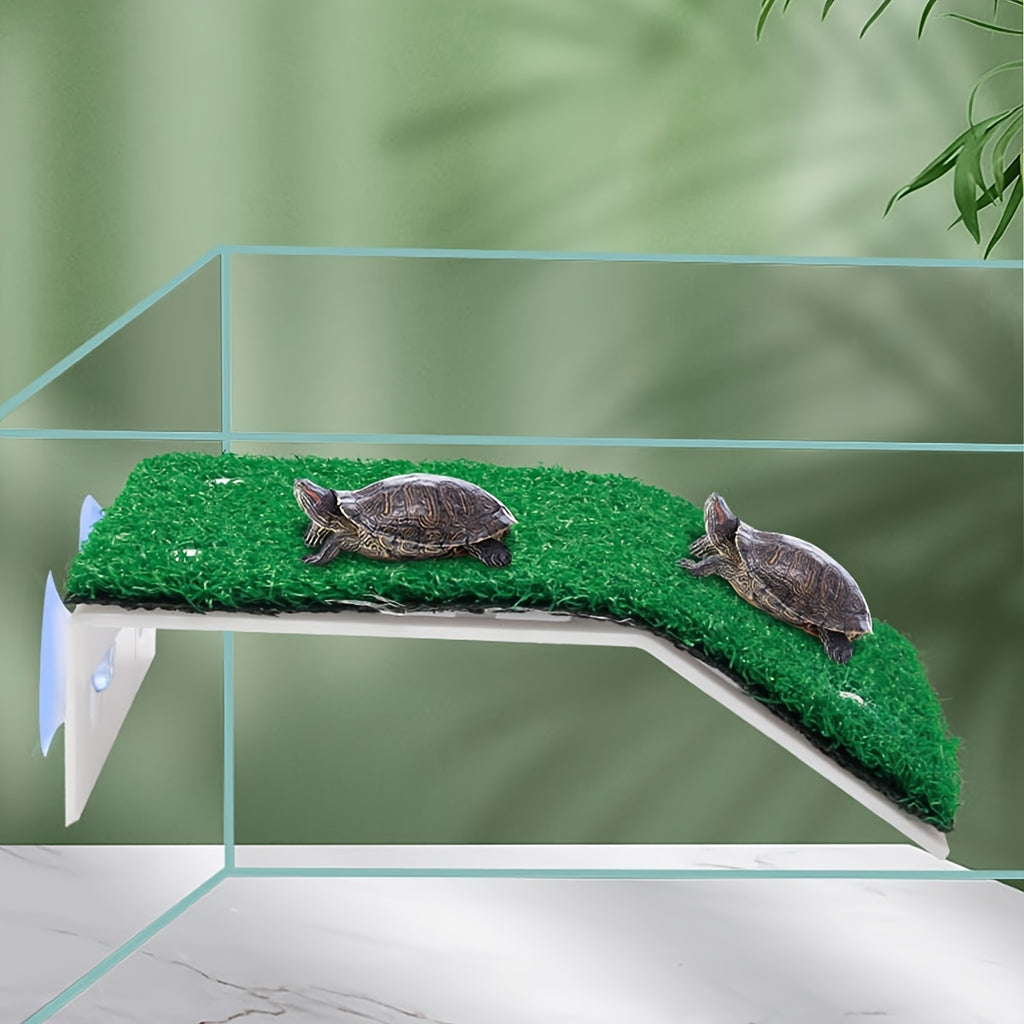 [Turtle Basking Platform] Suction Cup Climbing Ladder Turtle Basking Drying Resting Platform | Fish Tank Decoration