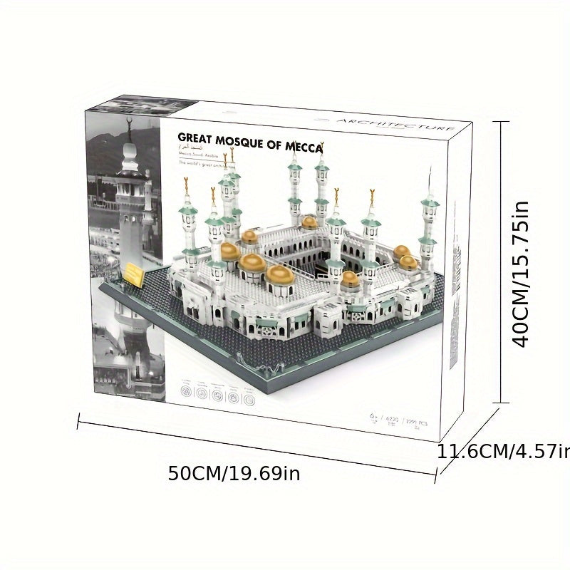 2291pcs Architecture Series Bricks Sets The Great Mosque Of Mecca Model Building Blocks Classic Educational Toys Gifts Collection