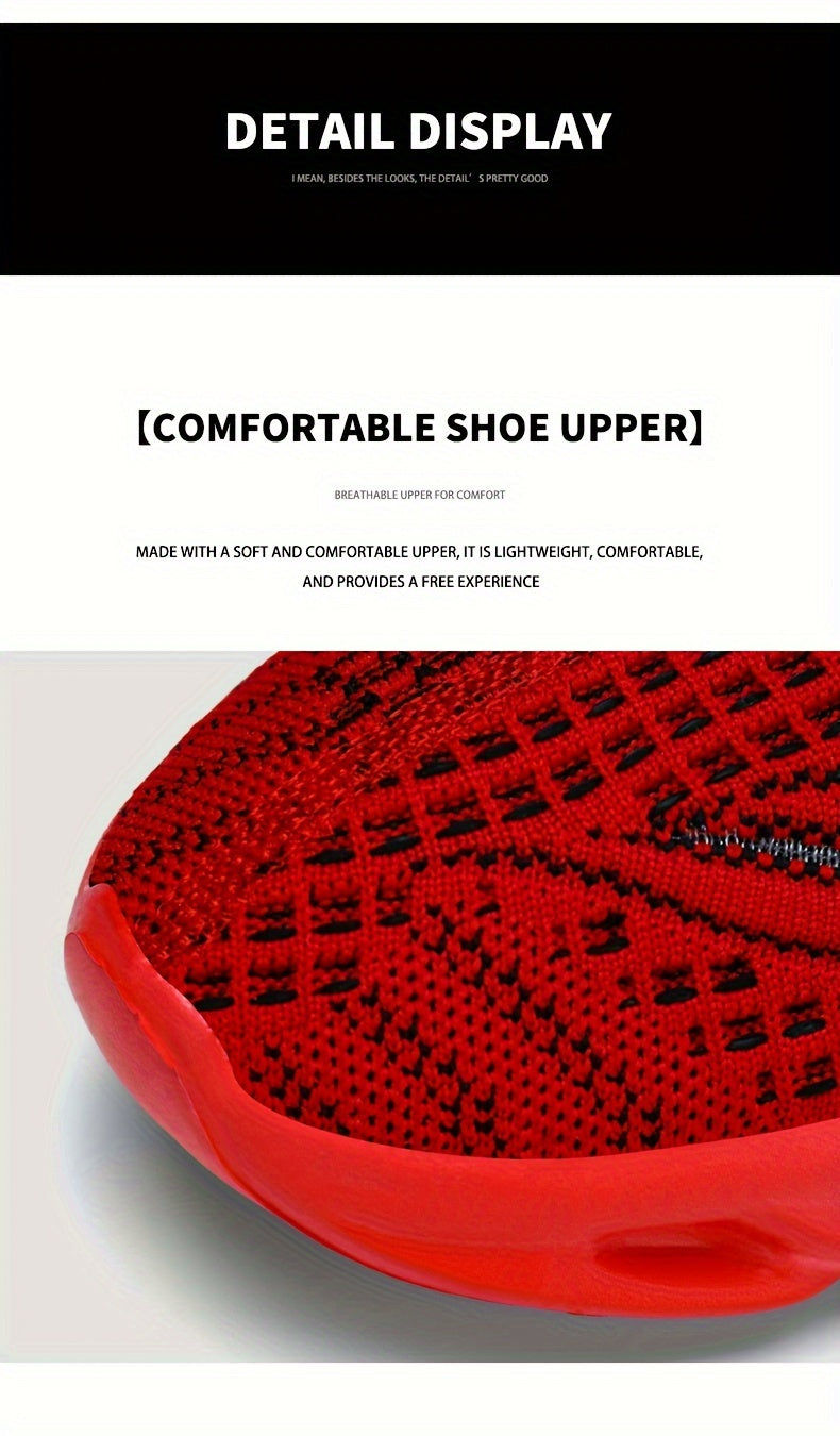 Men'S Lightweight Fashion Plus Size Casual Sports Shoes | Elastic Sole, Slip-On Closure, Fabric Upper, MD Sole, Wide Fit