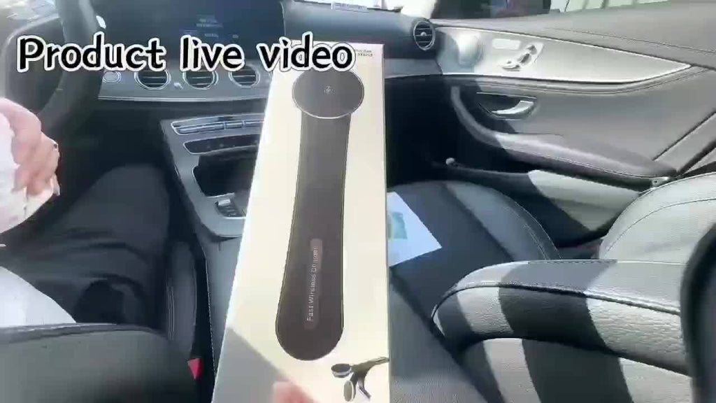 1pc 15W Premium Car-mounted Folding Wireless Charger Magnetic Suction