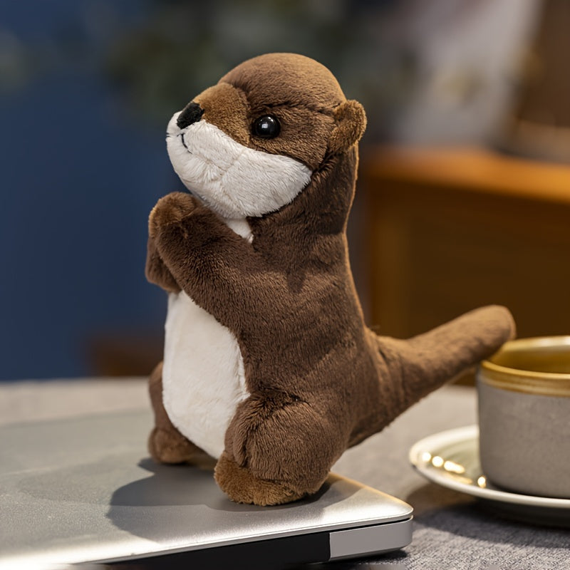 Adorable Simulation Otter Plush Toys - Soft, Cuddly, Realistic Design - Perfect for Home Decor, Sofa Embellishments, Birthdays, Holidays - Gift for Friends & Family