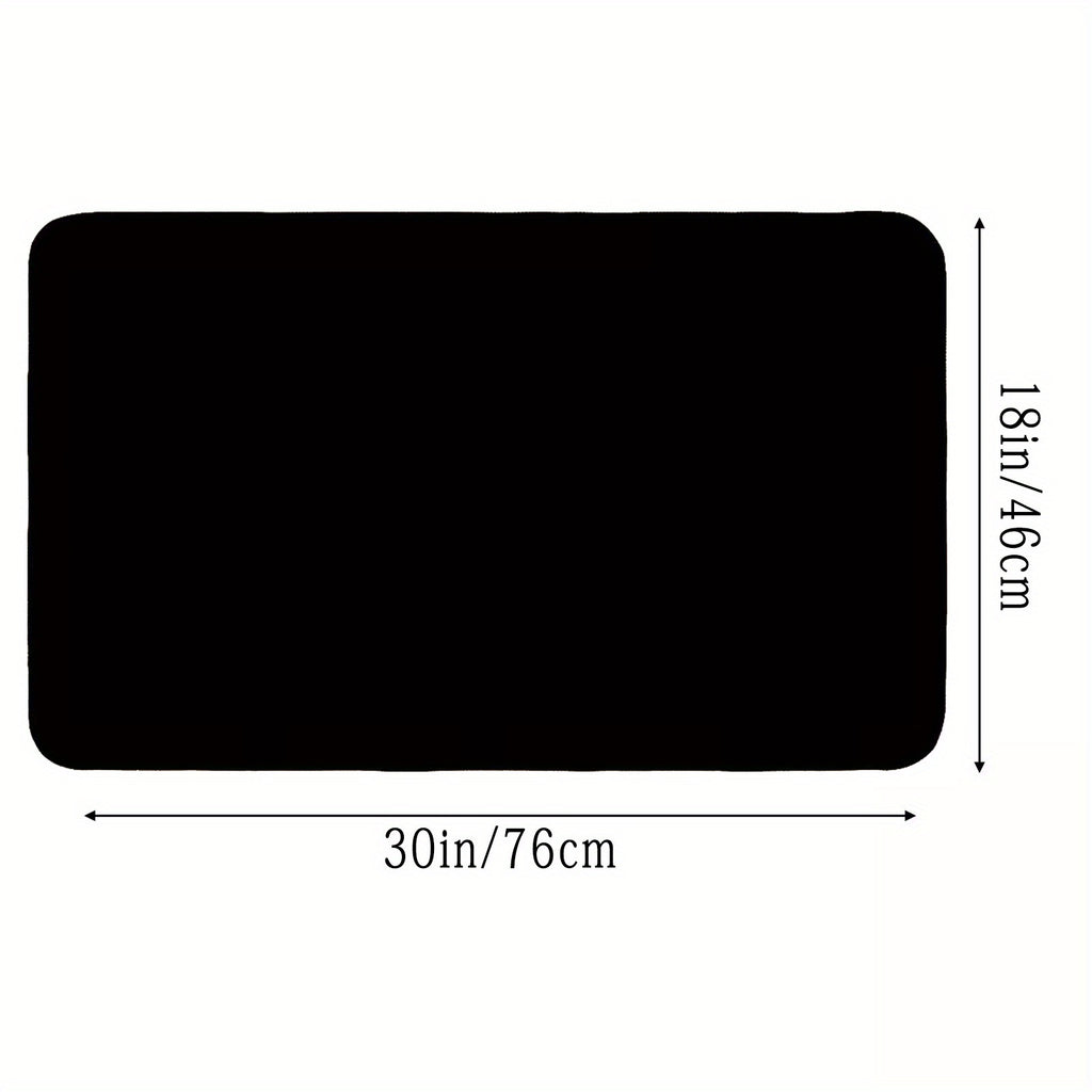 1pc Boho Floral Rugs Door Mat, Living Room and Bedroom Decoration Mat - Home Decoration -Anti-Slip, Washable Entrance Mat with Rubber Backing, Durable Polyester, Ideal for Living Room, Bathroom, Kitchen, Laundry